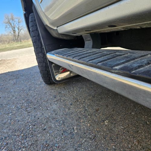 Truck Hardware Gatorback "Z71" Logo Mud Flaps - 14" Wide - Anodized Brackets customer photo